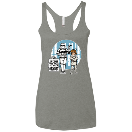T-Shirts Venetian Grey / X-Small This Tall Women's Triblend Racerback Tank