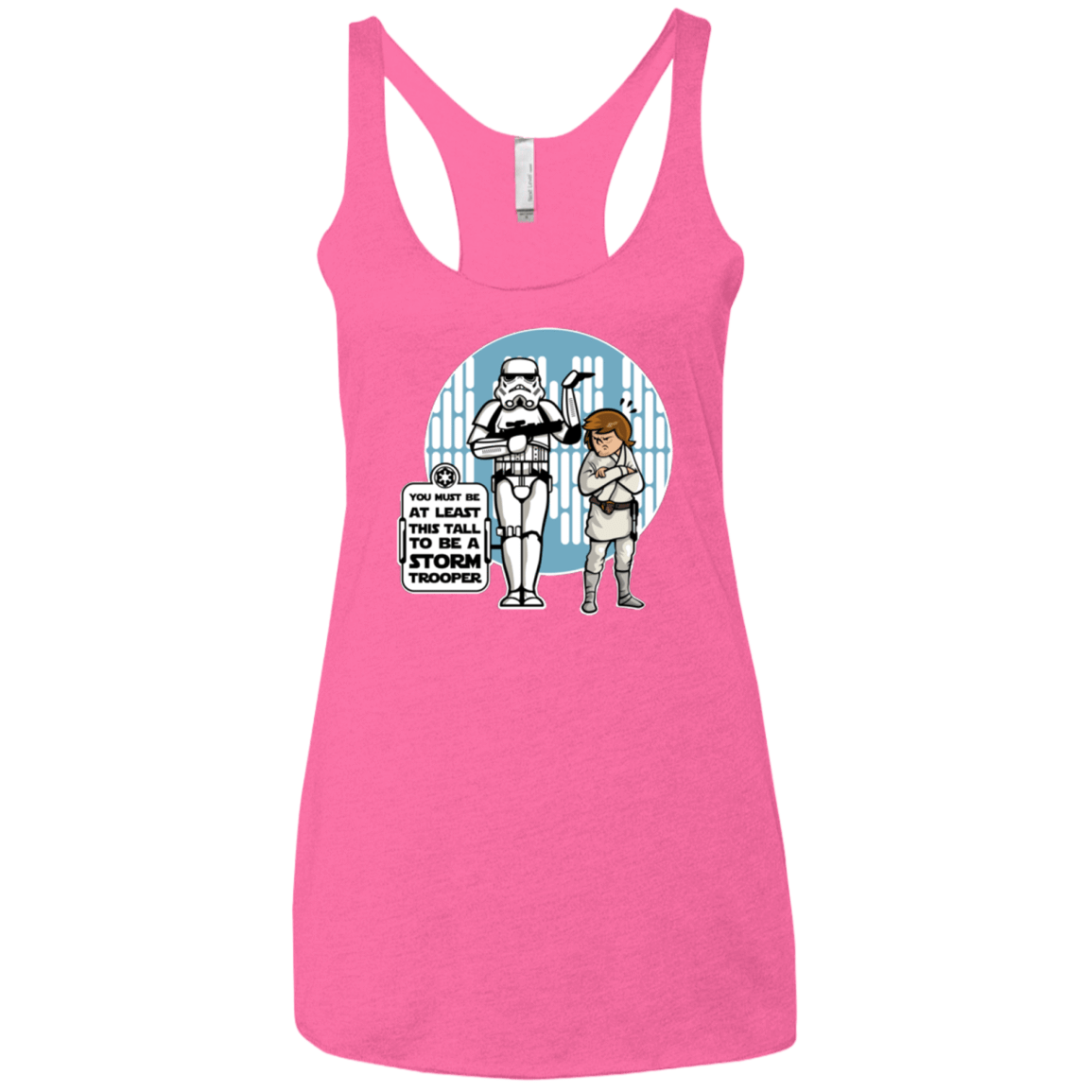T-Shirts Vintage Pink / X-Small This Tall Women's Triblend Racerback Tank