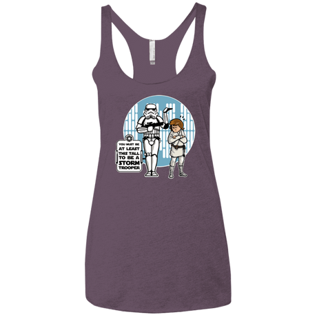 T-Shirts Vintage Purple / X-Small This Tall Women's Triblend Racerback Tank