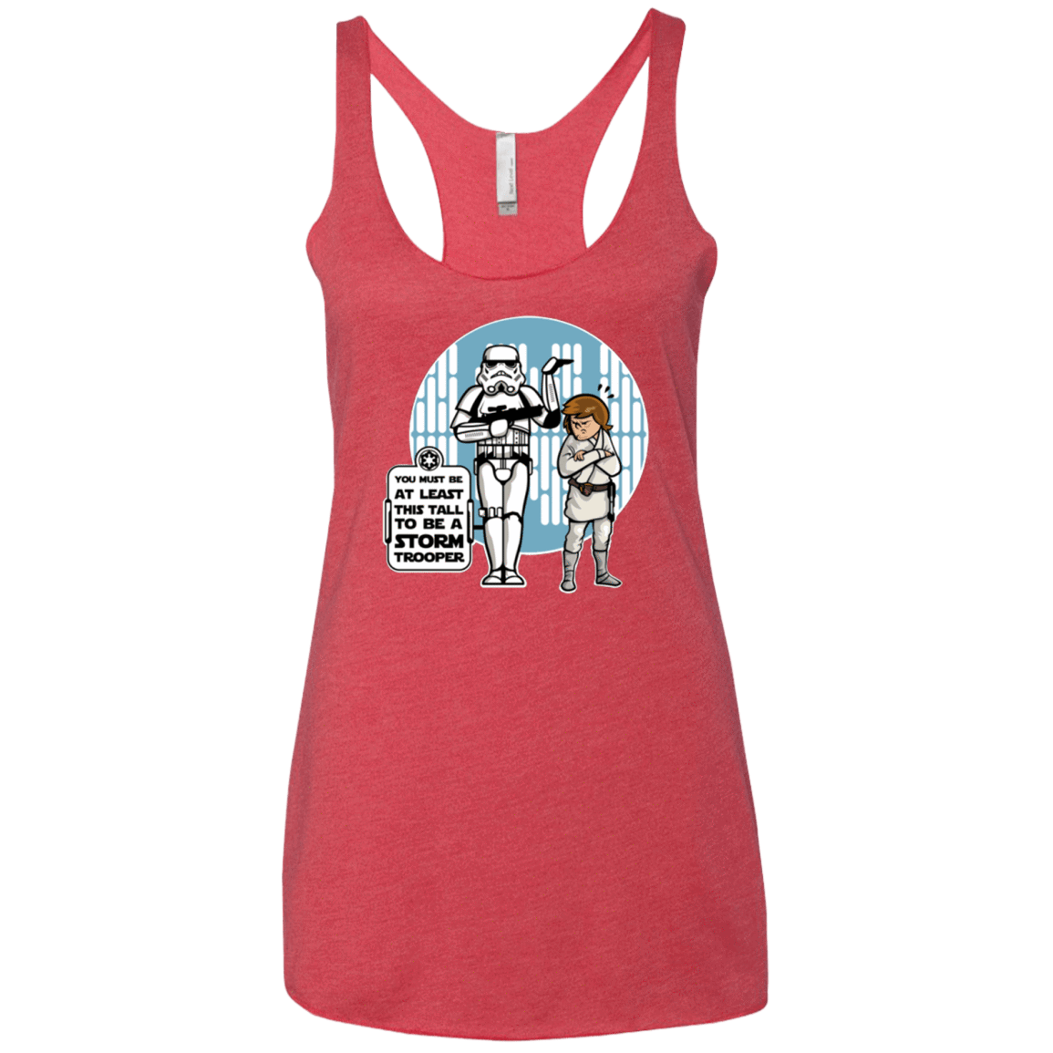 T-Shirts Vintage Red / X-Small This Tall Women's Triblend Racerback Tank