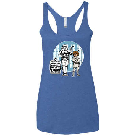 T-Shirts Vintage Royal / X-Small This Tall Women's Triblend Racerback Tank