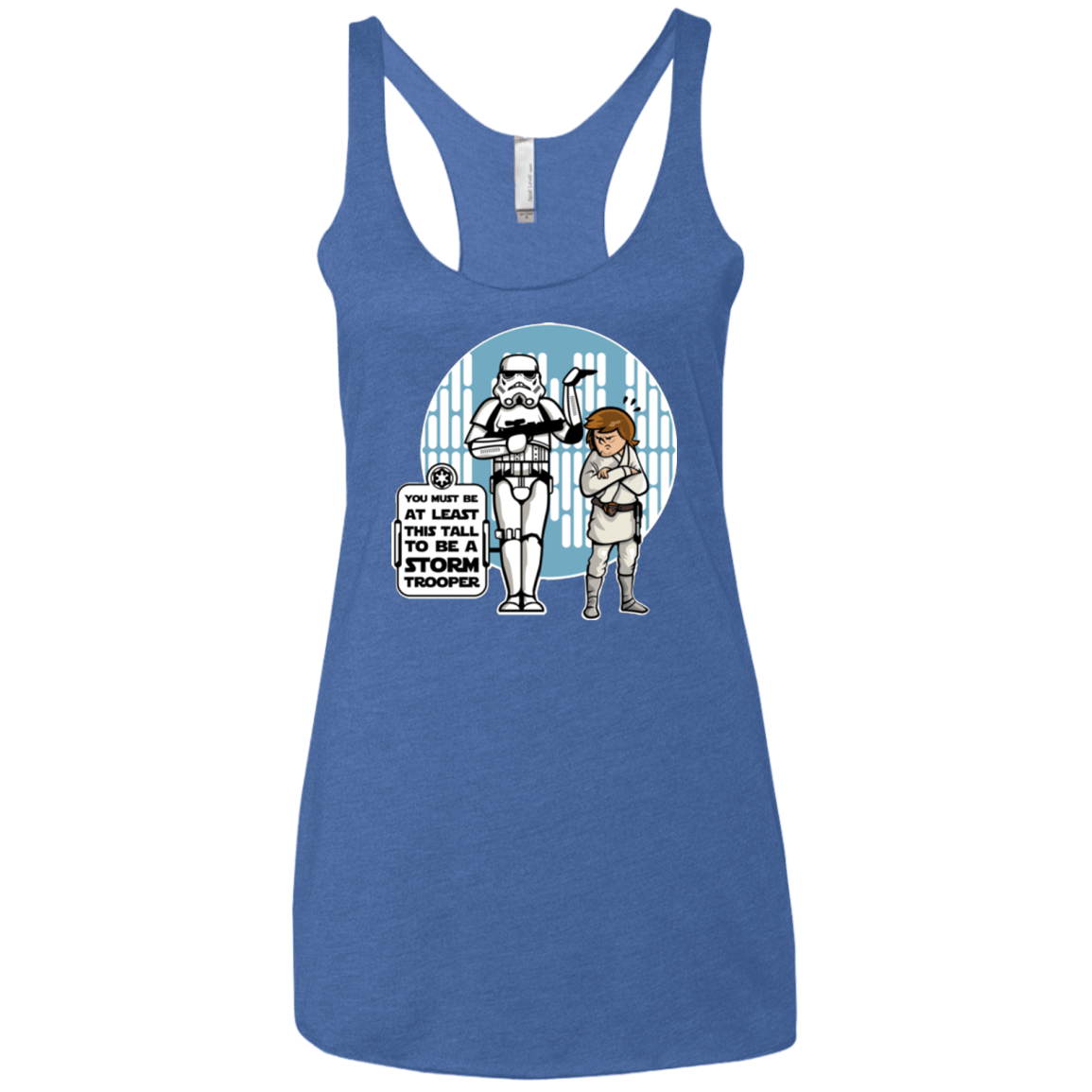 T-Shirts Vintage Royal / X-Small This Tall Women's Triblend Racerback Tank
