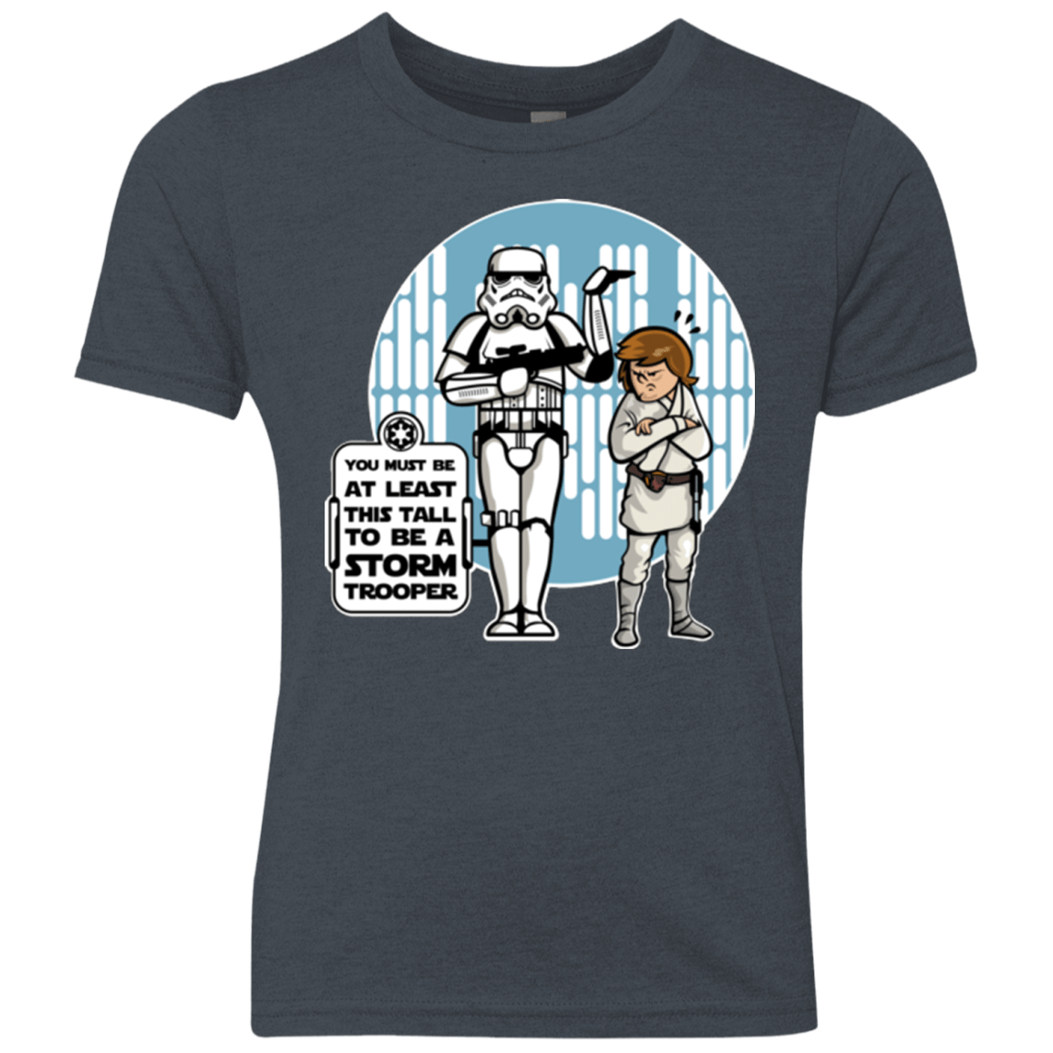 T-Shirts Vintage Navy / YXS This Tall Youth Triblend T-Shirt