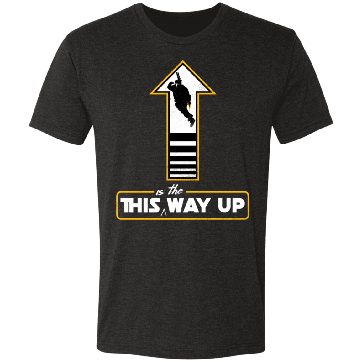 T-Shirts Vintage Black / S This Way Up Men's Triblend T-Shirt
