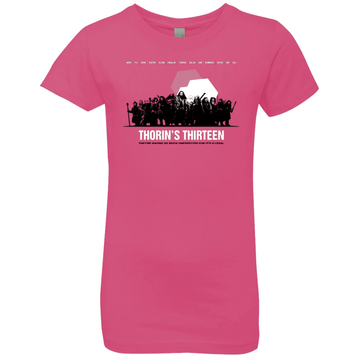 T-Shirts Hot Pink / YXS Thorin's Thirteen Girls Premium T-Shirt