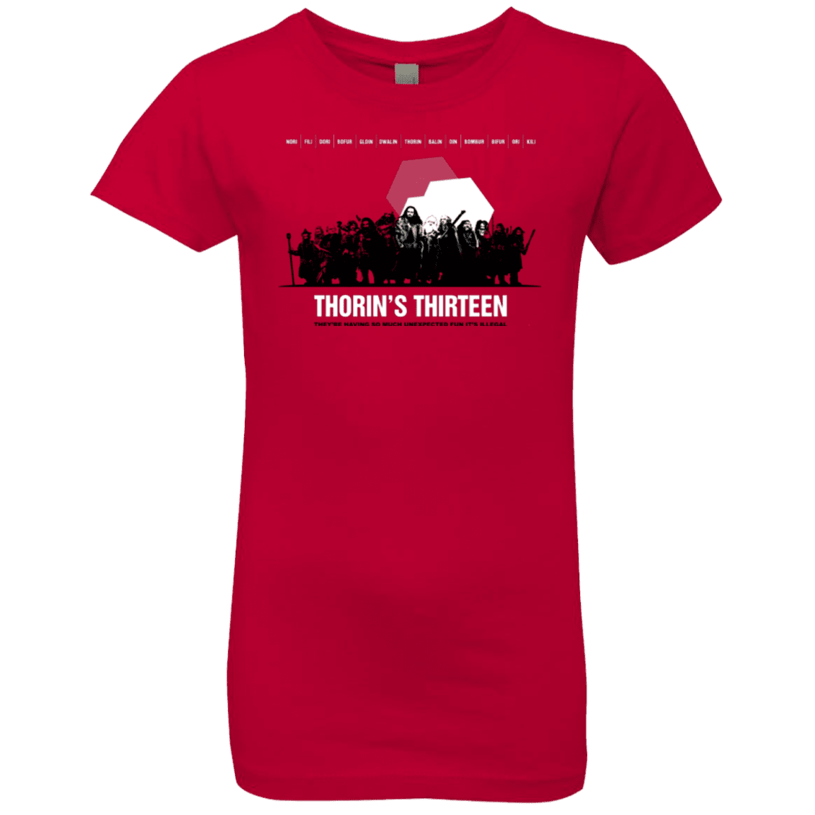 T-Shirts Red / YXS Thorin's Thirteen Girls Premium T-Shirt