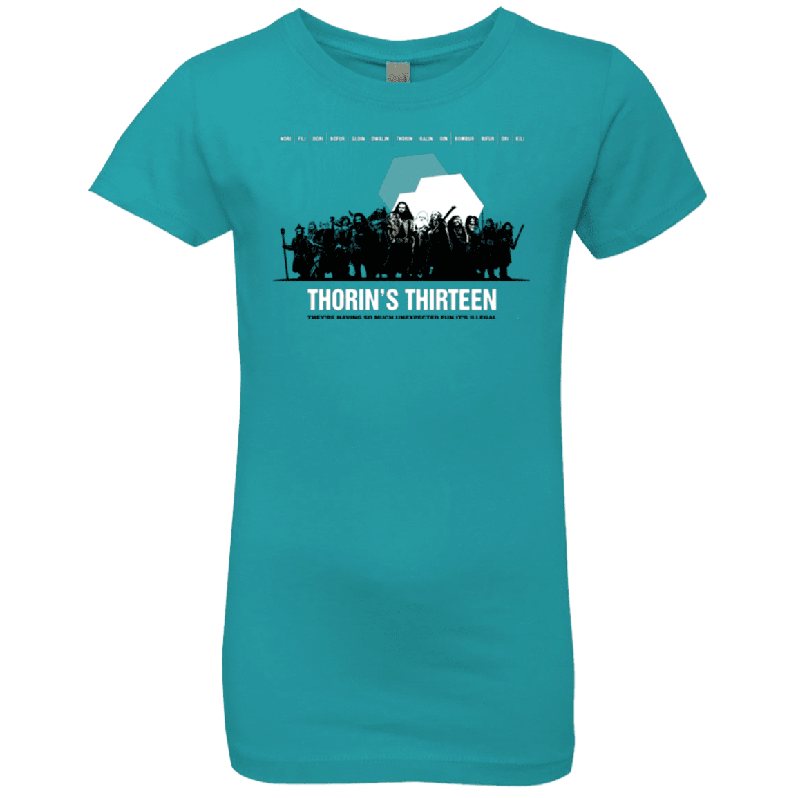 T-Shirts Tahiti Blue / YXS Thorin's Thirteen Girls Premium T-Shirt