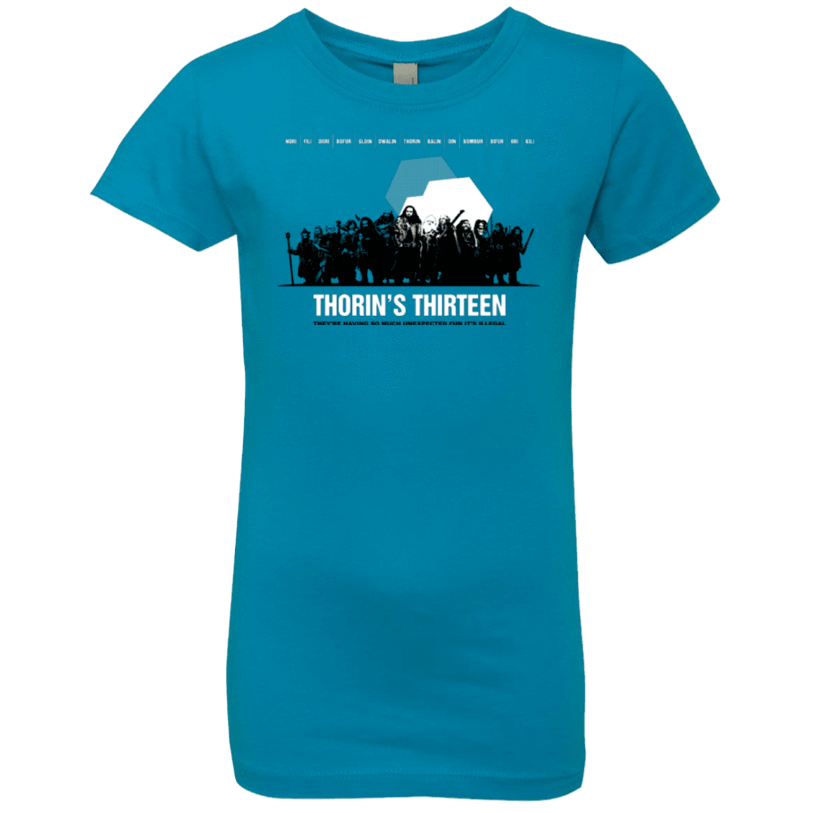 T-Shirts Turquoise / YXS Thorin's Thirteen Girls Premium T-Shirt