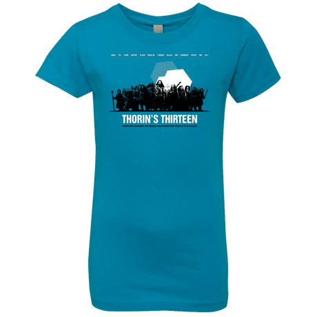 T-Shirts Turquoise / YXS Thorin's Thirteen Girls Premium T-Shirt