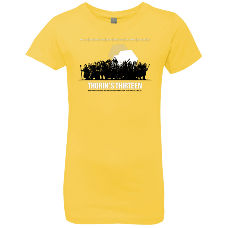 T-Shirts Vibrant Yellow / YXS Thorin's Thirteen Girls Premium T-Shirt