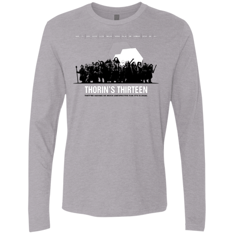T-Shirts Heather Grey / Small Thorin's Thirteen Men's Premium Long Sleeve