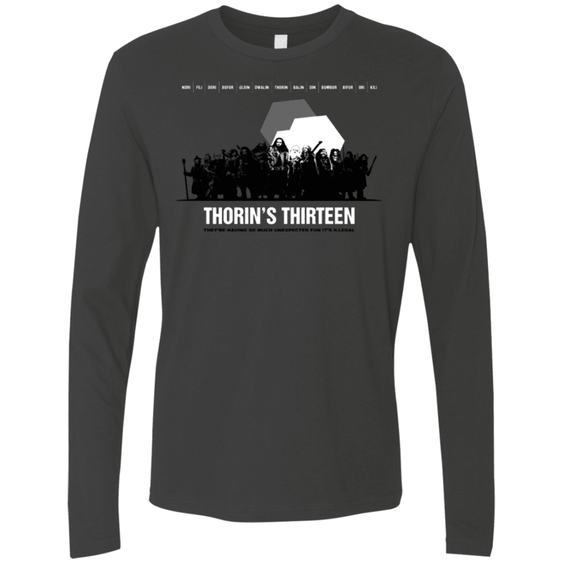 T-Shirts Heavy Metal / Small Thorin's Thirteen Men's Premium Long Sleeve