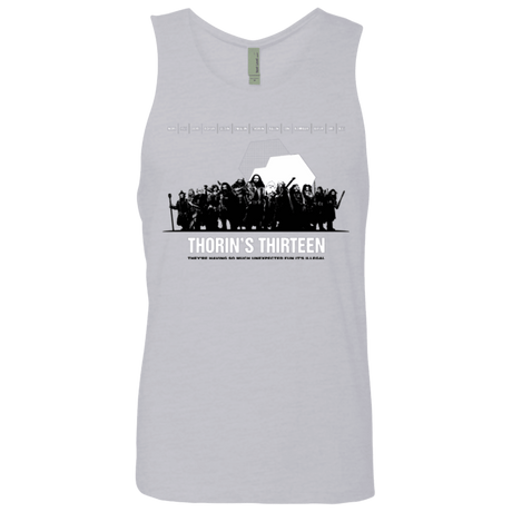 T-Shirts Heather Grey / Small Thorin's Thirteen Men's Premium Tank Top
