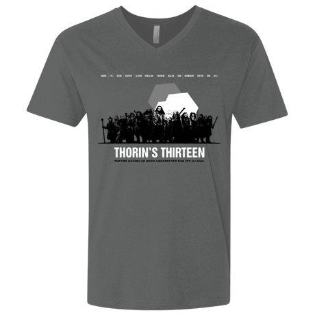T-Shirts Heavy Metal / X-Small Thorin's Thirteen Men's Premium V-Neck