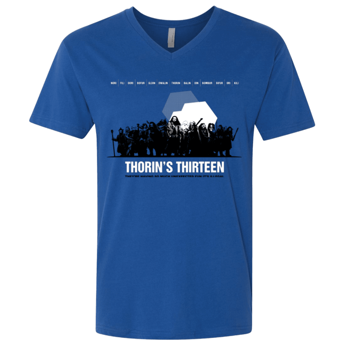 T-Shirts Royal / X-Small Thorin's Thirteen Men's Premium V-Neck