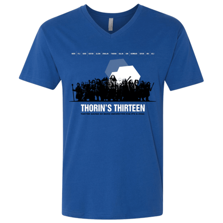 T-Shirts Royal / X-Small Thorin's Thirteen Men's Premium V-Neck