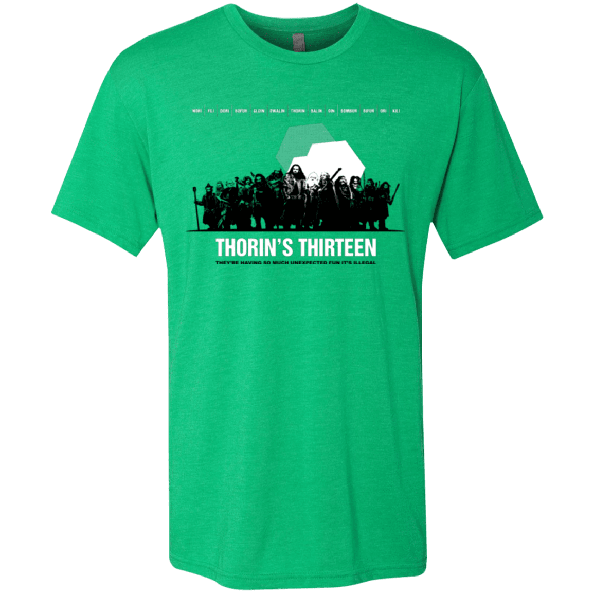T-Shirts Envy / Small Thorin's Thirteen Men's Triblend T-Shirt