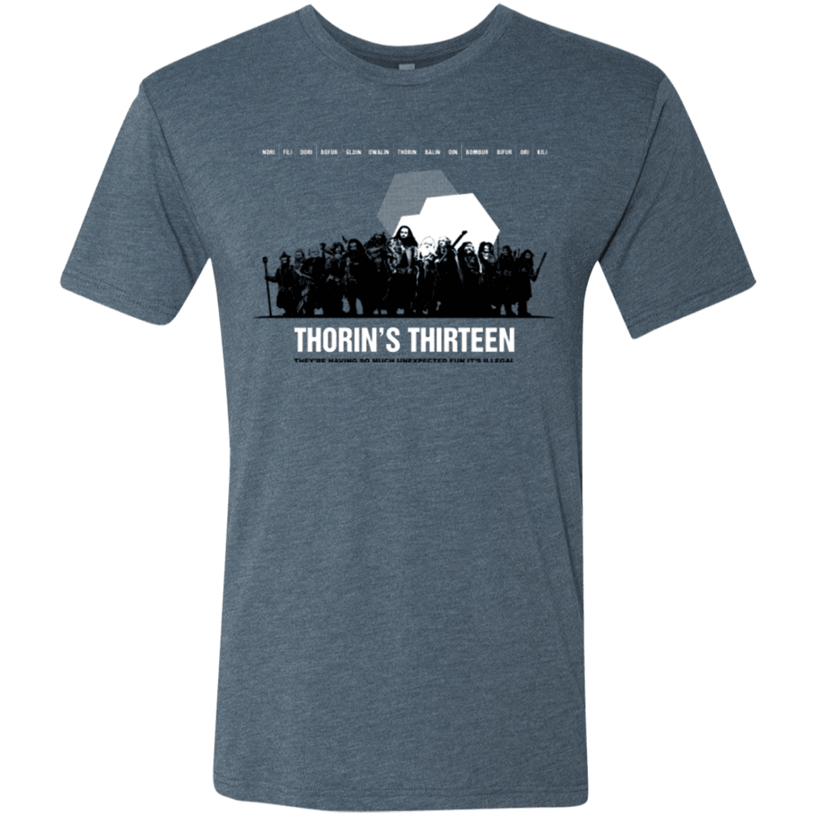 T-Shirts Indigo / Small Thorin's Thirteen Men's Triblend T-Shirt