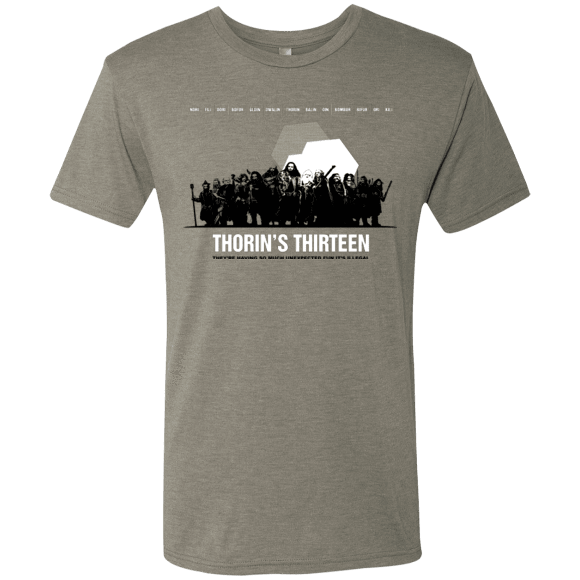 T-Shirts Venetian Grey / Small Thorin's Thirteen Men's Triblend T-Shirt