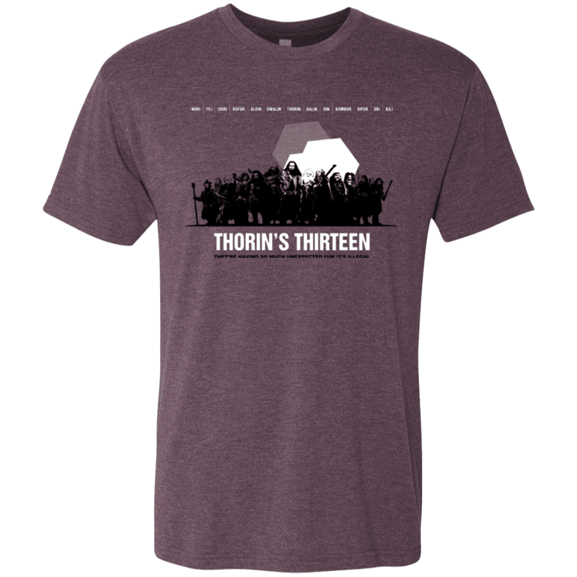 T-Shirts Vintage Purple / Small Thorin's Thirteen Men's Triblend T-Shirt