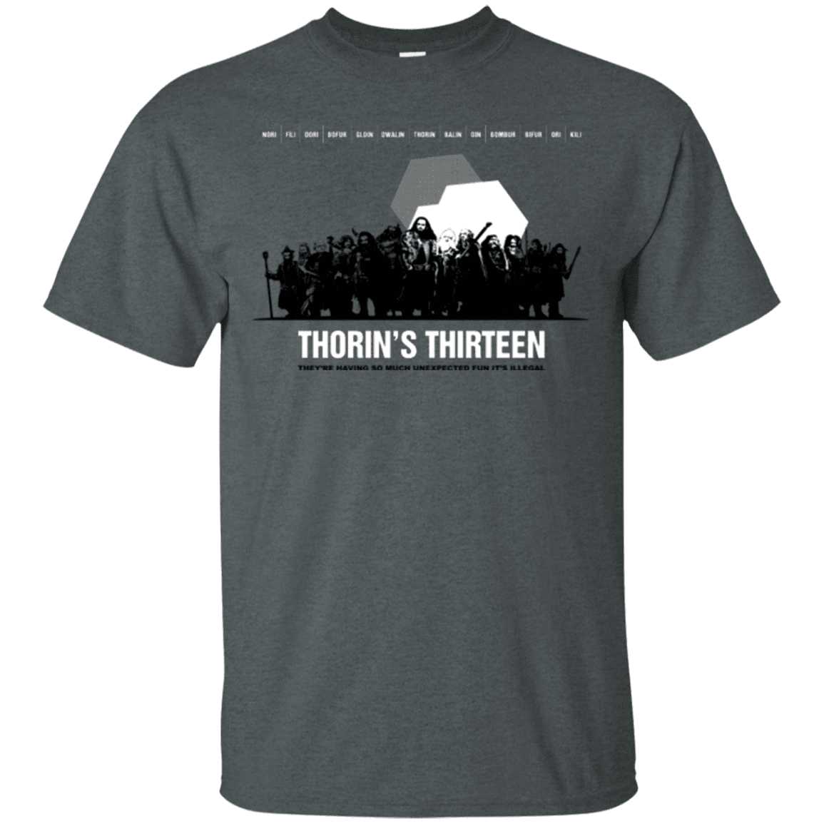 T-Shirts Dark Heather / Small Thorin's Thirteen T-Shirt