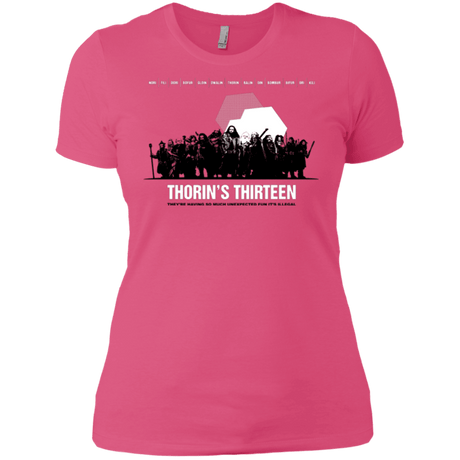 T-Shirts Hot Pink / X-Small Thorin's Thirteen Women's Premium T-Shirt