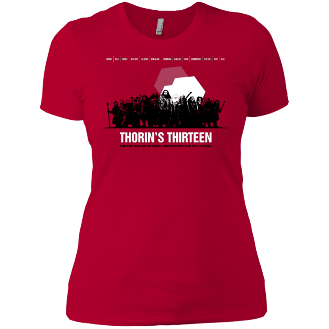 T-Shirts Red / X-Small Thorin's Thirteen Women's Premium T-Shirt