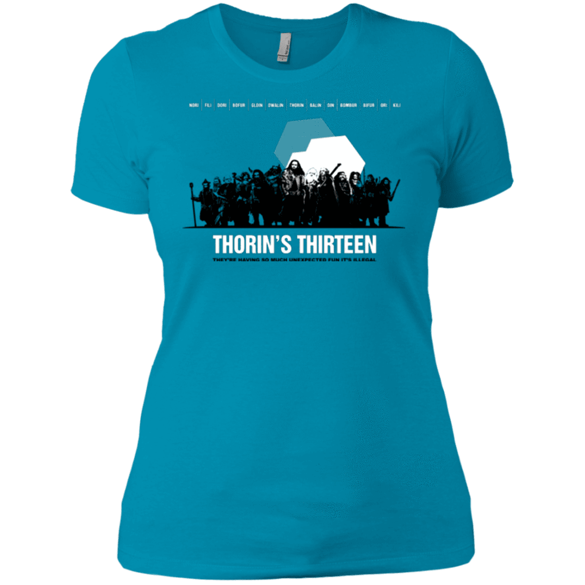 T-Shirts Turquoise / X-Small Thorin's Thirteen Women's Premium T-Shirt