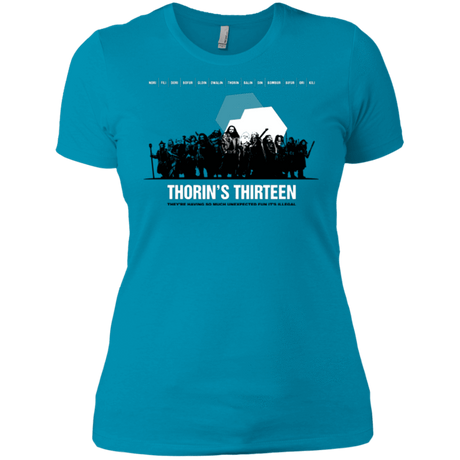 T-Shirts Turquoise / X-Small Thorin's Thirteen Women's Premium T-Shirt