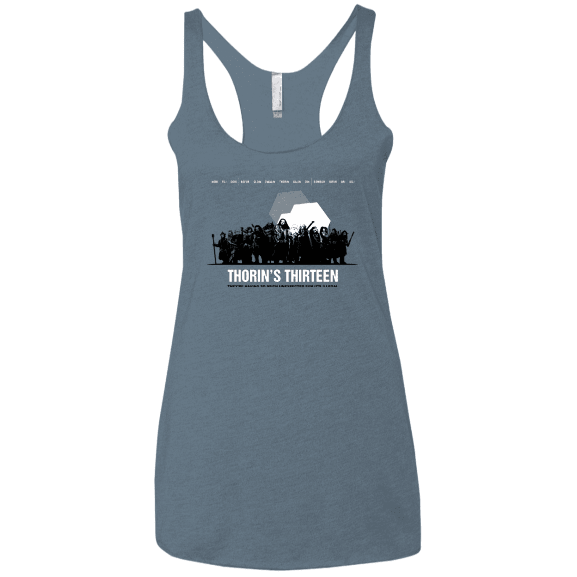 T-Shirts Indigo / X-Small Thorin's Thirteen Women's Triblend Racerback Tank
