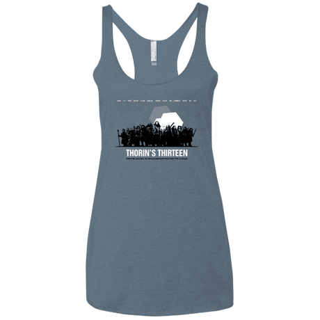 T-Shirts Indigo / X-Small Thorin's Thirteen Women's Triblend Racerback Tank