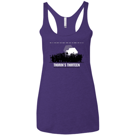 T-Shirts Purple / X-Small Thorin's Thirteen Women's Triblend Racerback Tank