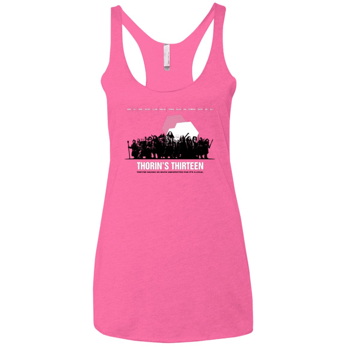 T-Shirts Vintage Pink / X-Small Thorin's Thirteen Women's Triblend Racerback Tank