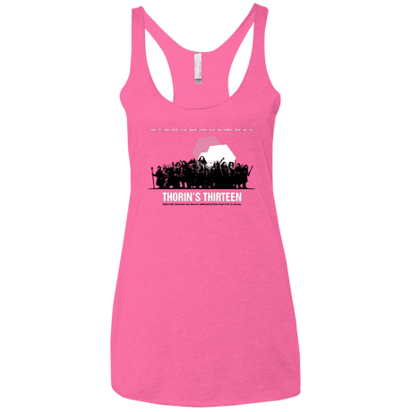 T-Shirts Vintage Pink / X-Small Thorin's Thirteen Women's Triblend Racerback Tank