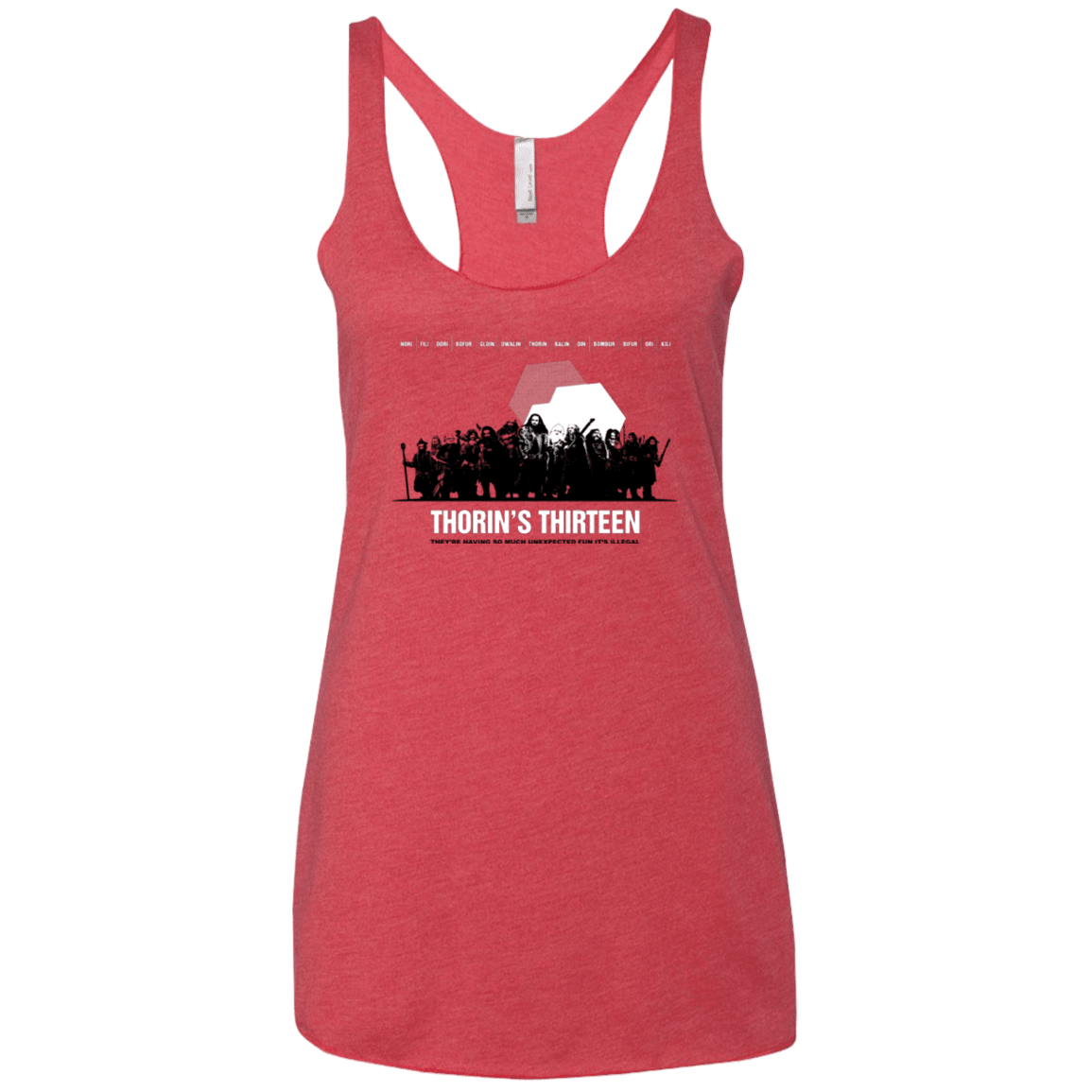 T-Shirts Vintage Red / X-Small Thorin's Thirteen Women's Triblend Racerback Tank