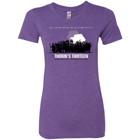 T-Shirts Purple Rush / Small Thorin's Thirteen Women's Triblend T-Shirt