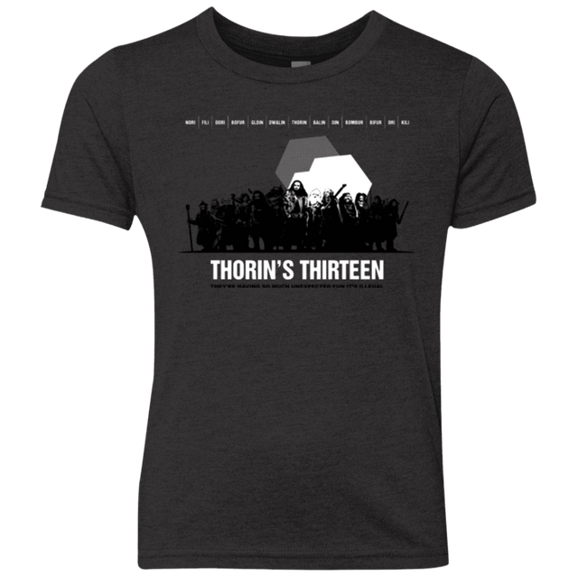 T-Shirts Vintage Black / YXS Thorin's Thirteen Youth Triblend T-Shirt