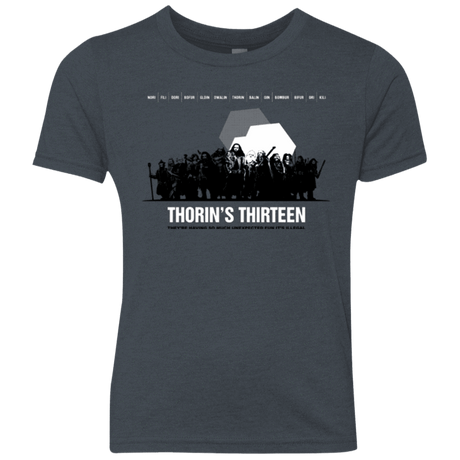 T-Shirts Vintage Navy / YXS Thorin's Thirteen Youth Triblend T-Shirt