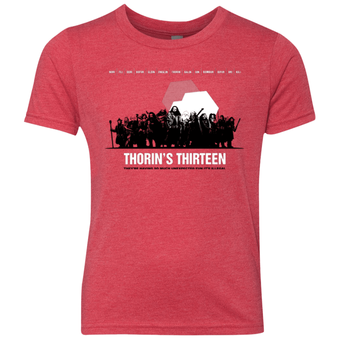 T-Shirts Vintage Red / YXS Thorin's Thirteen Youth Triblend T-Shirt