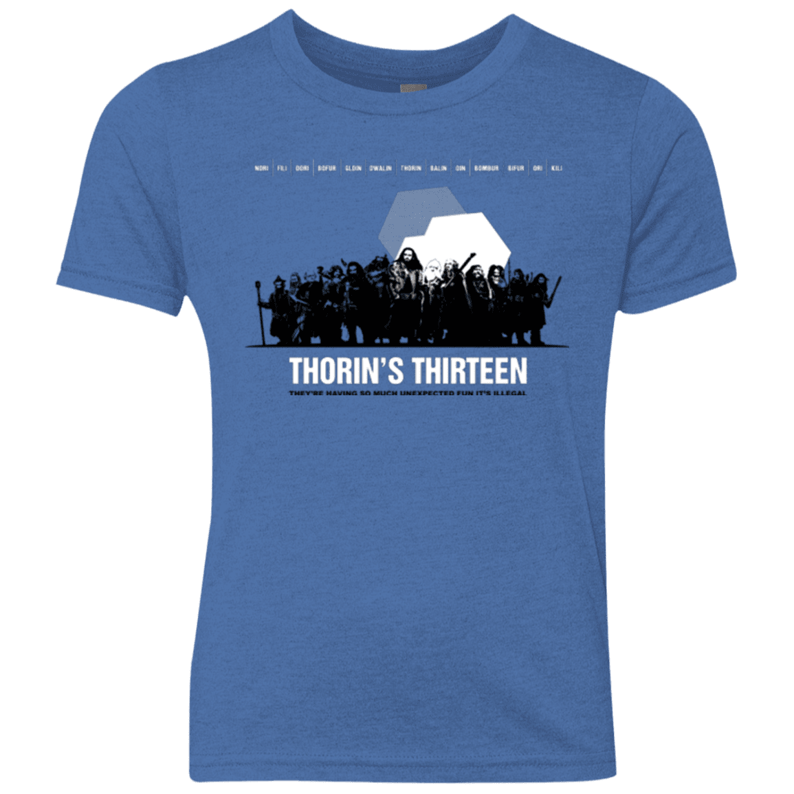 T-Shirts Vintage Royal / YXS Thorin's Thirteen Youth Triblend T-Shirt