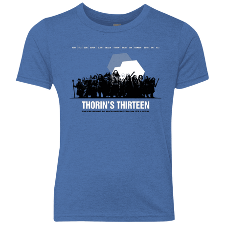 T-Shirts Vintage Royal / YXS Thorin's Thirteen Youth Triblend T-Shirt