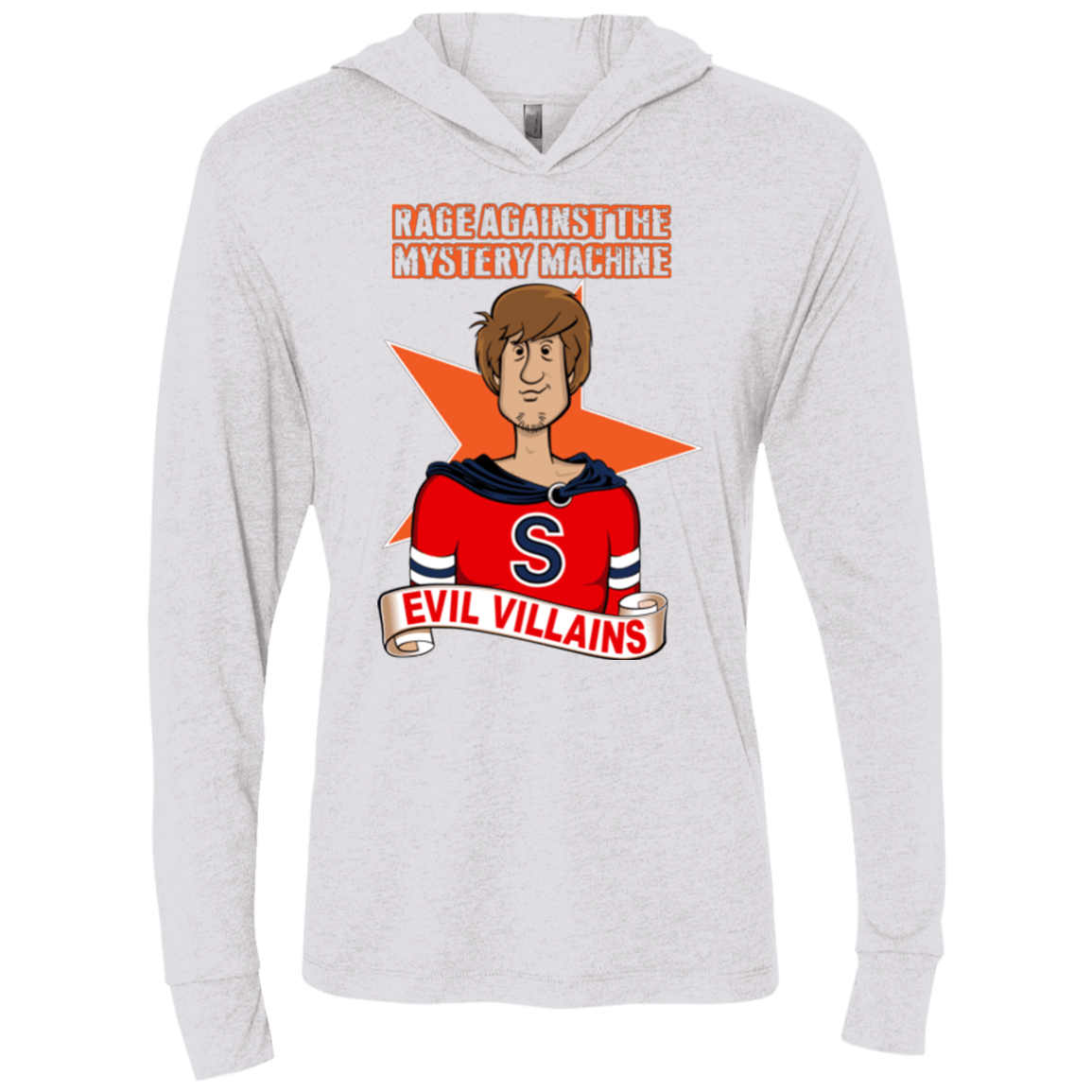 T-Shirts Heather White / X-Small Those Metal-ing Kids Triblend Long Sleeve Hoodie Tee