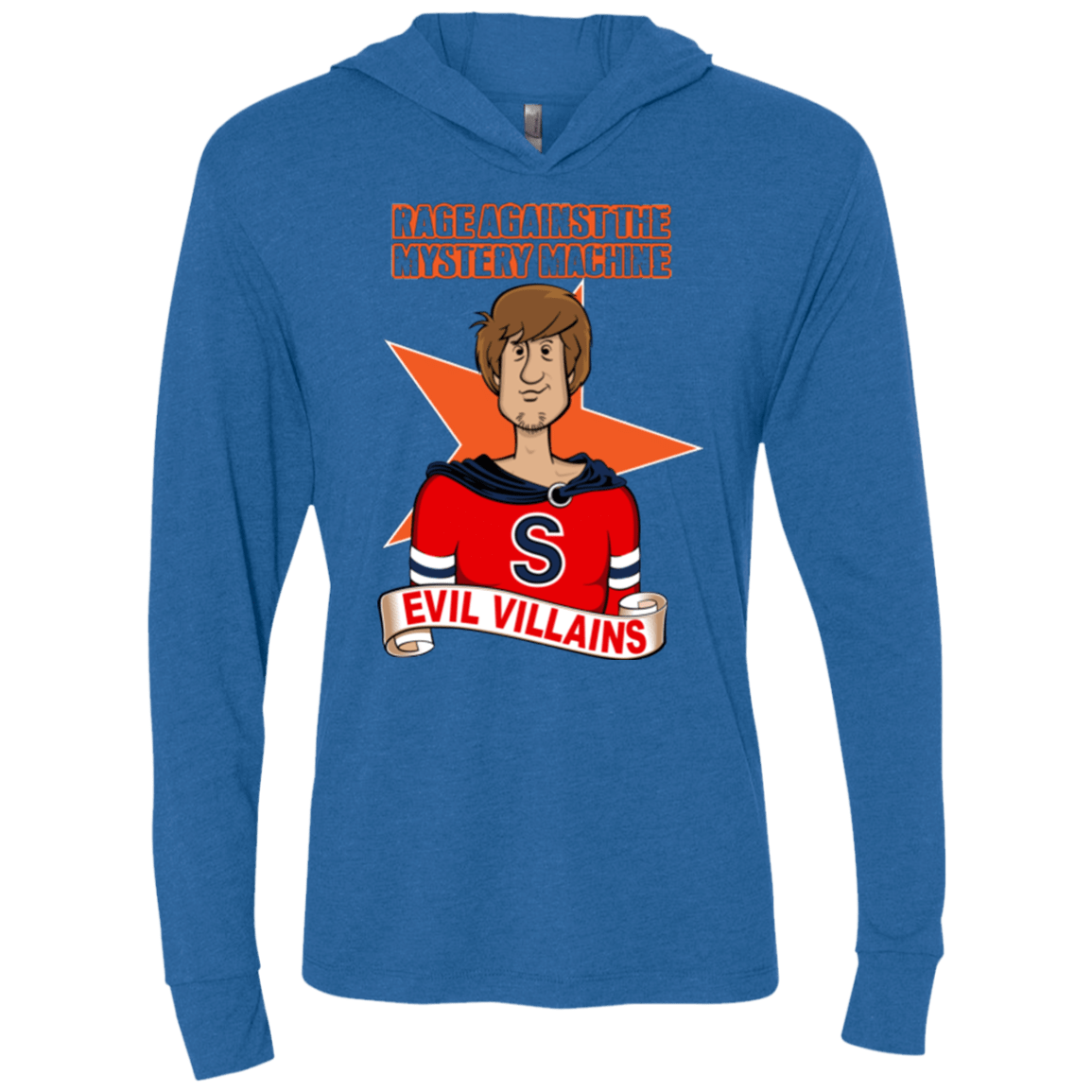 T-Shirts Vintage Royal / X-Small Those Metal-ing Kids Triblend Long Sleeve Hoodie Tee