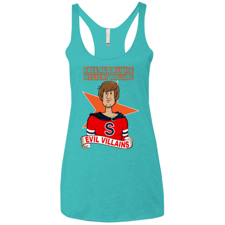 T-Shirts Tahiti Blue / X-Small Those Metal-ing Kids Women's Triblend Racerback Tank