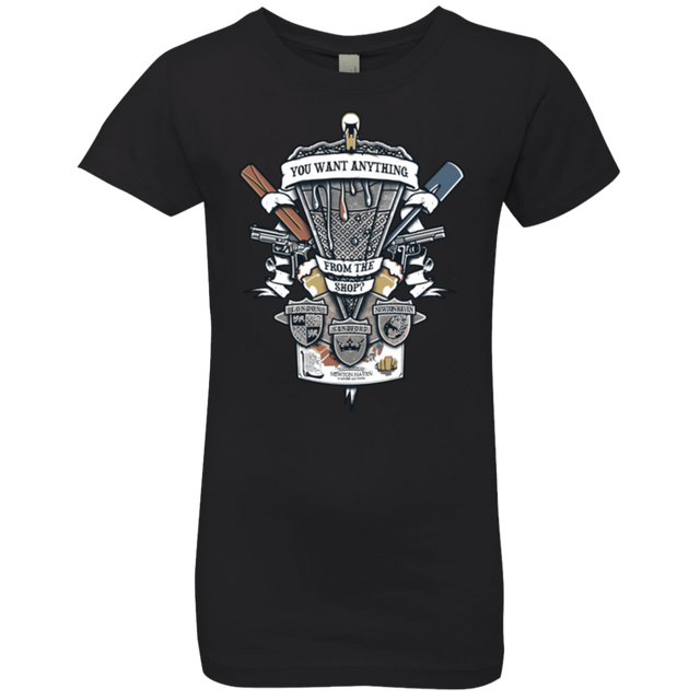 T-Shirts Black / YXS Three Cornetto's Crest Girls Premium T-Shirt