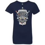 T-Shirts Midnight Navy / YXS Three Cornetto's Crest Girls Premium T-Shirt