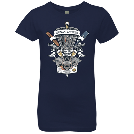 T-Shirts Midnight Navy / YXS Three Cornetto's Crest Girls Premium T-Shirt