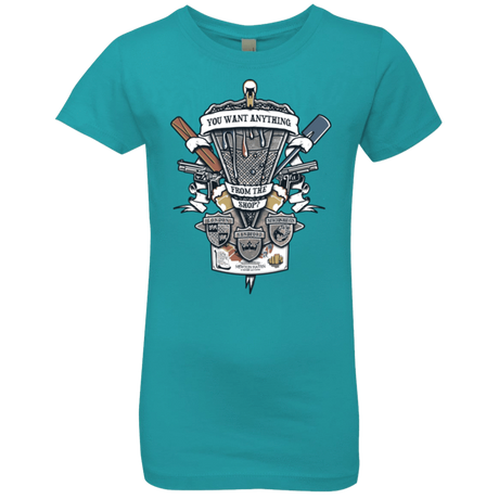 T-Shirts Tahiti Blue / YXS Three Cornetto's Crest Girls Premium T-Shirt