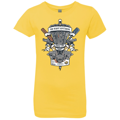 T-Shirts Vibrant Yellow / YXS Three Cornetto's Crest Girls Premium T-Shirt