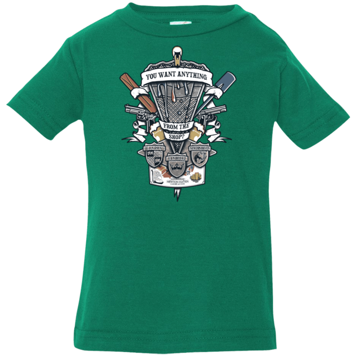 T-Shirts Kelly / 6 Months Three Cornetto's Crest Infant PremiumT-Shirt